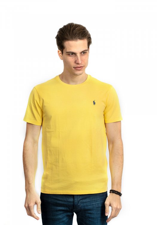 Polo Ralph Lauren T Shirt σε Custom Slim γραμμή - 710680785 Yellow