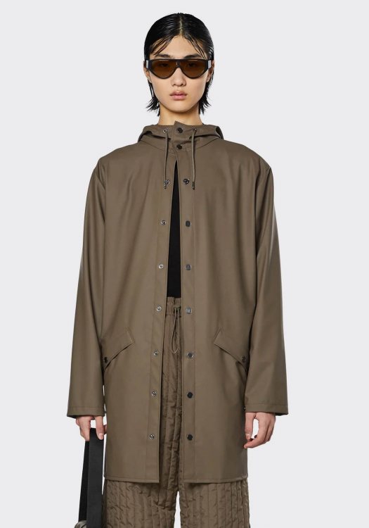 RAINS Καπαρντίνα της σειράς Long Jacket - 12020 66 Wood