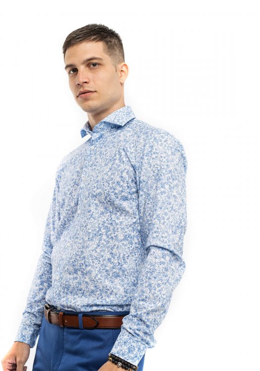 Πουκάμισο Fragosto Slim Fit - Flower Print