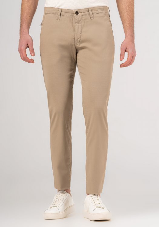 Four.ten Παντελόνι της σειράς Pantalone - T910 122494 00453 Light Sand