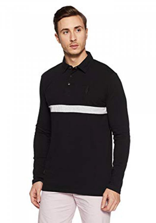 Trussardi Long Sleeve Polo T-Shirt 52T00017