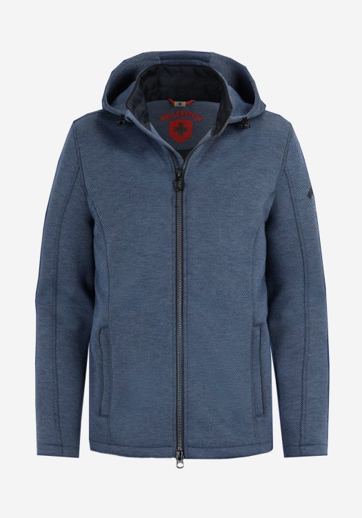 Wellensteyn Ζακέτα της σειράς Sarasota Men - SARAM 1000 Denimmelange/Black