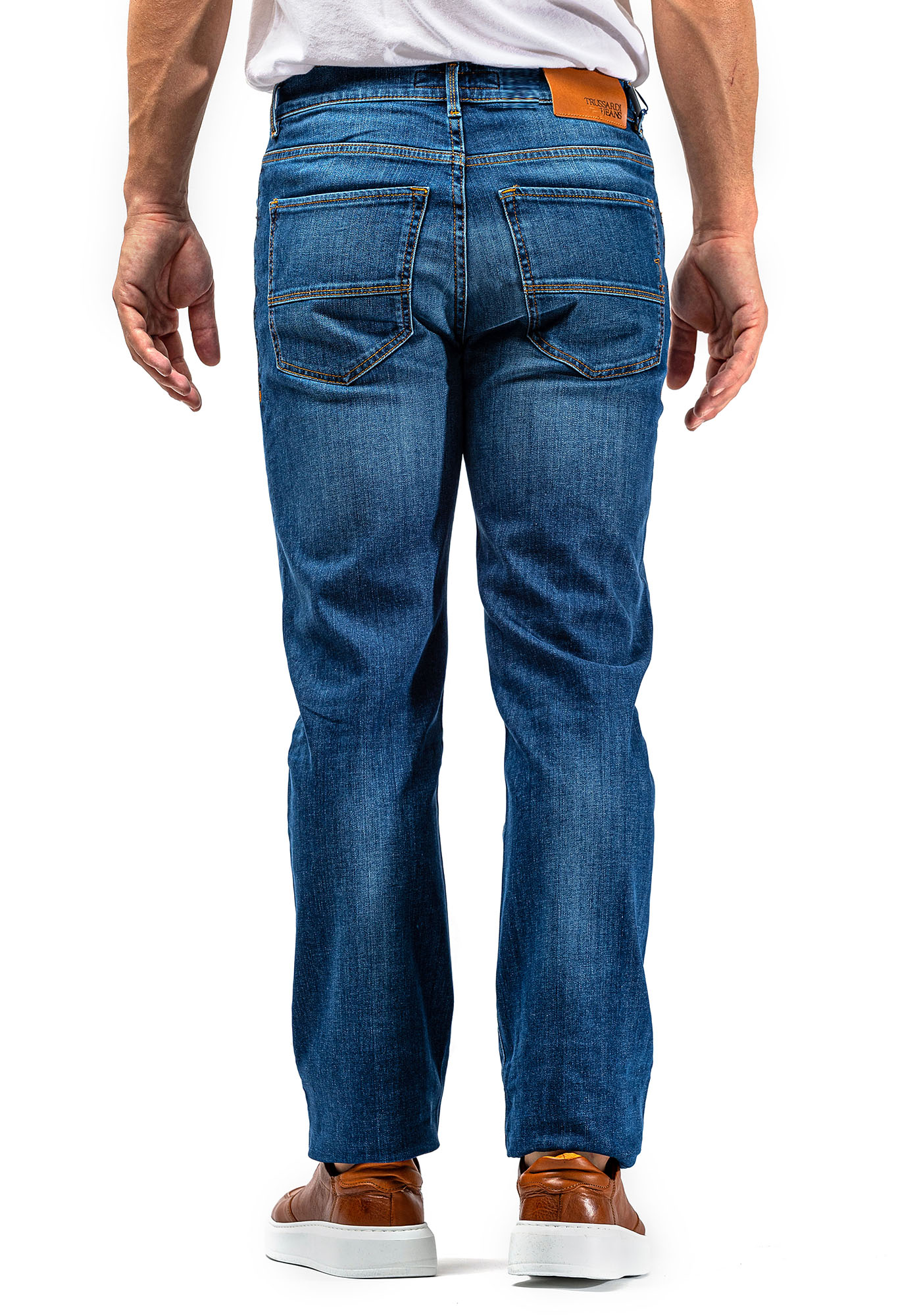 Jean Trussardi Slim Bleu Femme Taille 36 - Occasion Très Bon état
