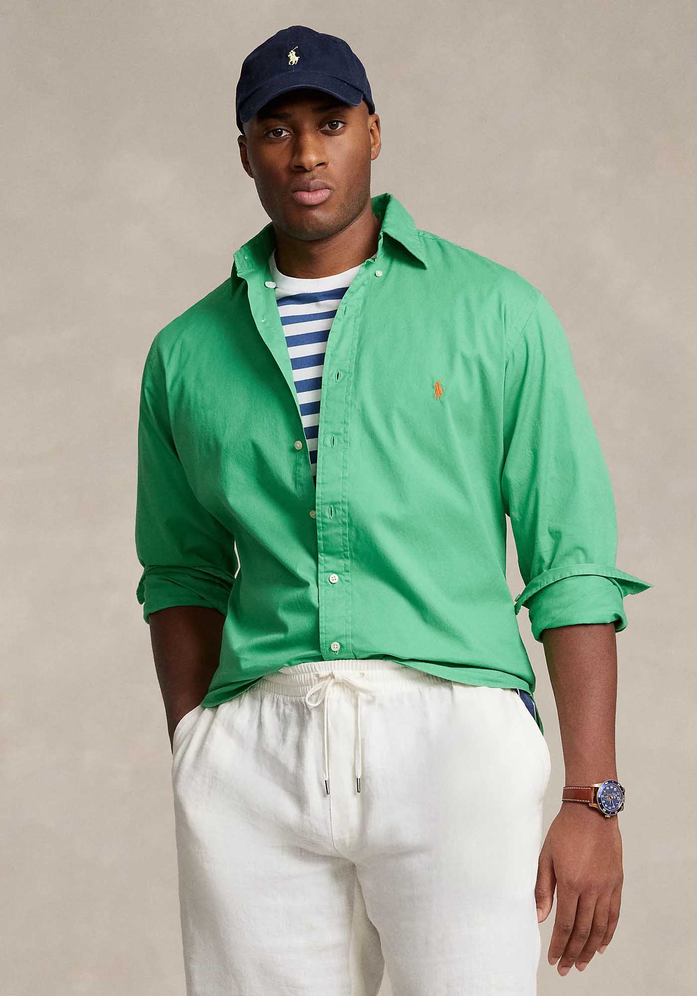 Polo Ralph Lauren Πουκάμισο της σειράς Garment-Dyed Twill - 710937994 006 Vineyard Green